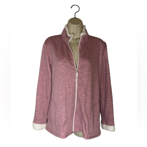 Cuddl Duds Pink Zip-Up Jacket - Picture 1 of 6